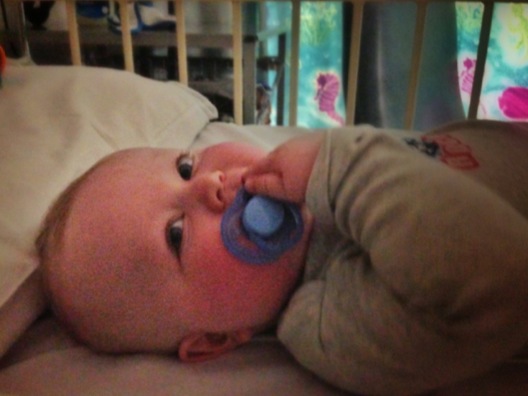 Mattie back in hospital and not sleeping for Mummy - it's time to play!
