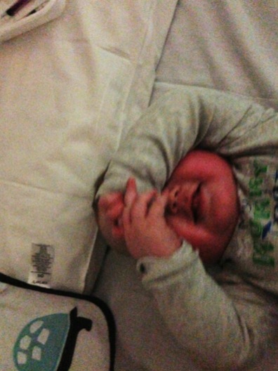 Mattie back in hospital and not sleeping for Mummy - it's time to play!